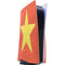 Vietnam Flag Distressed PS5 Console Skin